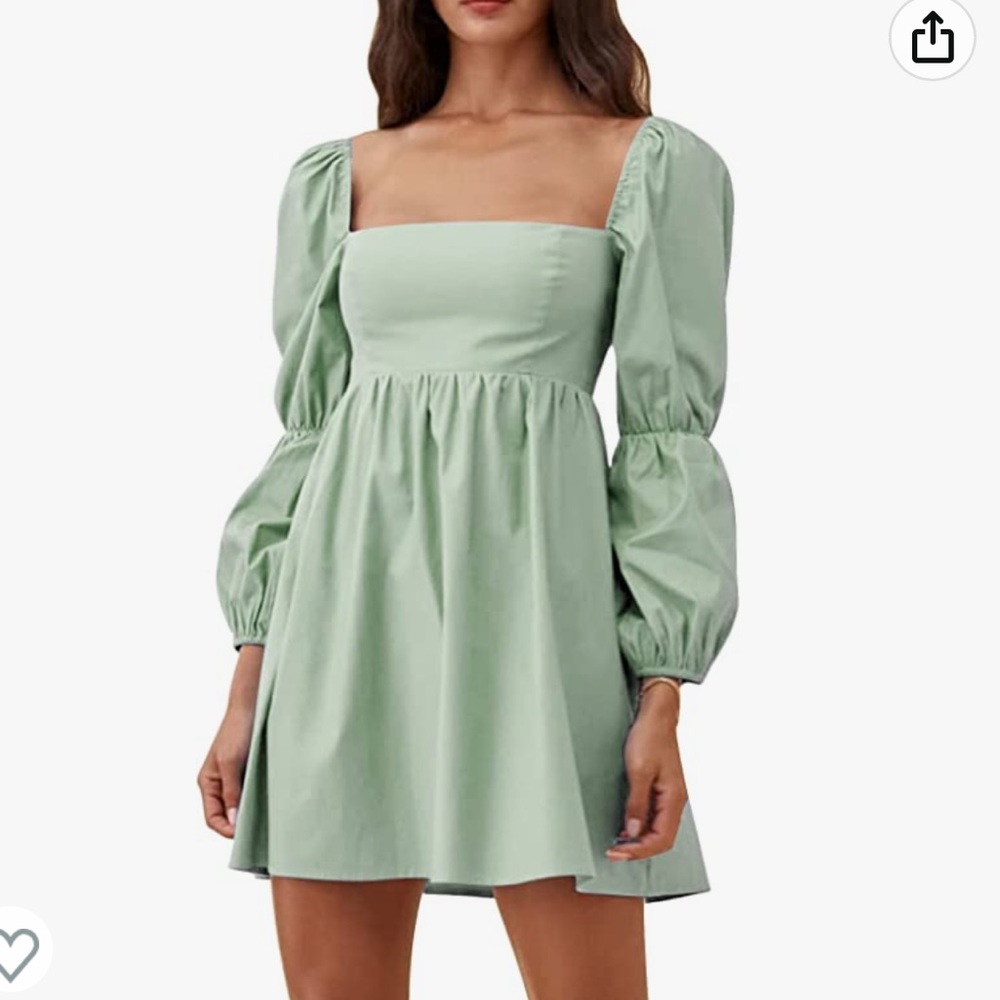 Sage green dress